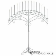 Picture of NICKEL CRESCENT 15 LIGHT CANDELABRA