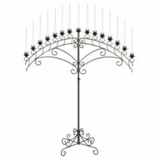 Picture of BRONZE CRESCENT 15 LIGHT CANDELABRA