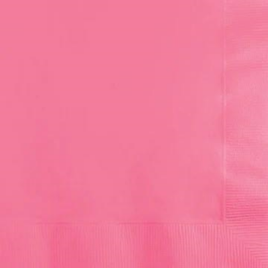 Picture of BEVERAGE NAPKINS CANDY PINK
