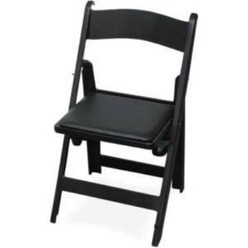 Picture of BLACK RESIN PADDED CHAIR