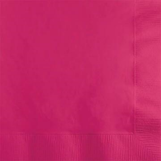 Picture of BEVERAGE NAPKINS HOT MAGENTA
