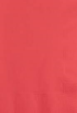 Picture of BEVERAGE NAPKINS CORAL