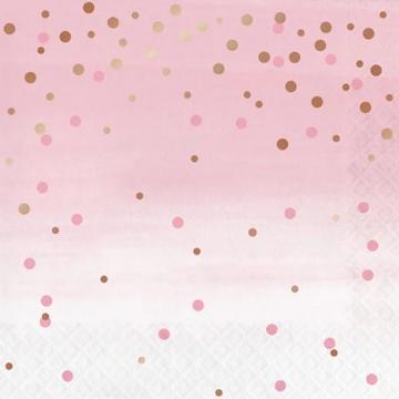 Picture of LUNCHEON NAPKINS ROSE DOTS