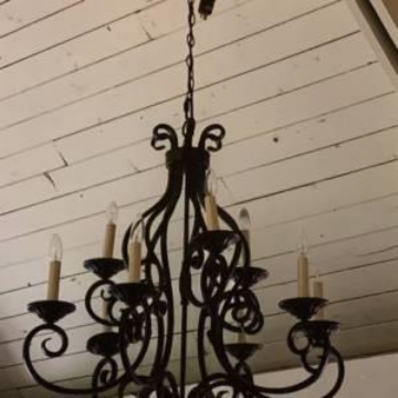 Picture of CHANDELIER WROUGHT IRON