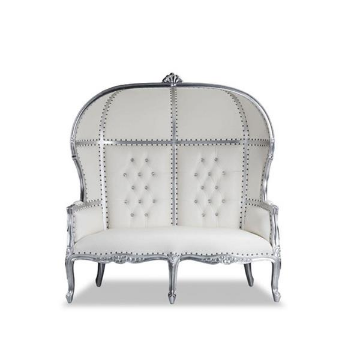 Picture of WHITE THRONE LOVESEAT