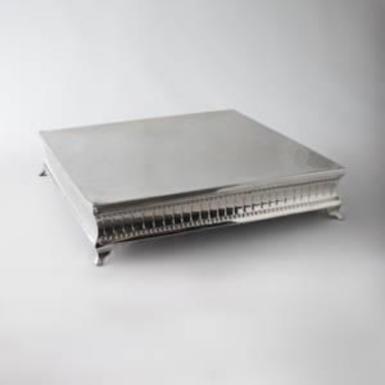 Picture of CAKE STAND HAMMERED SQ 18"