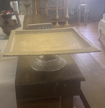 Picture of CAKE STAND PEDESTAL SQ 18"