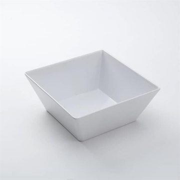 Picture of BOWL WHITE PLASTIC SQ 9.5"