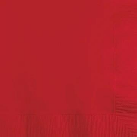 Picture of LUNCHEON NAPKINS CLASSIC RED