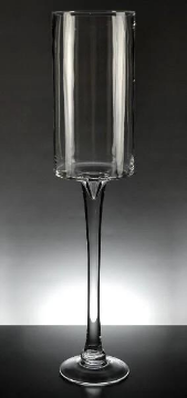 Picture of GLASS PEDESTAL VASE