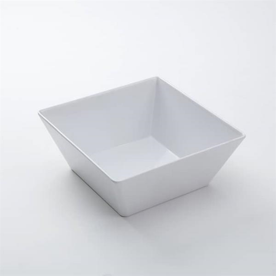 Picture of BOWL WHITE PLASTIC SQ 9.5"