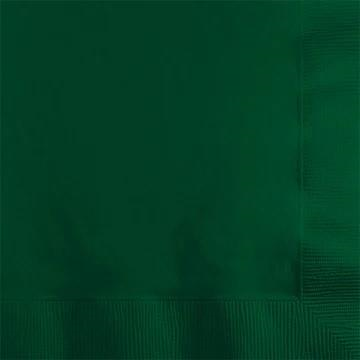 Picture of BEVERAGE NAPKINS HUNTER GREEN