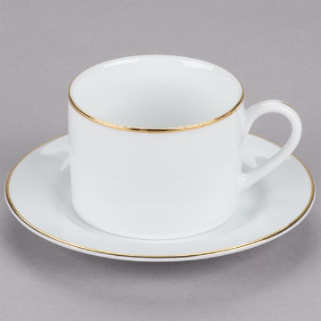 Picture of GOLD TRIM COFFEE CUP
