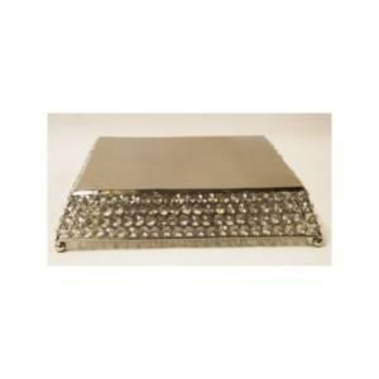 Picture of CAKE STAND CRYSTAL SQ 21"