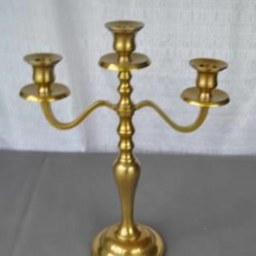 Picture of GOLD 16" 3 LT CANDELABRA