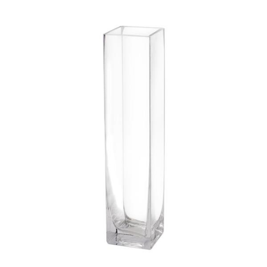 Picture of GLASS SQUARE BUD VASE