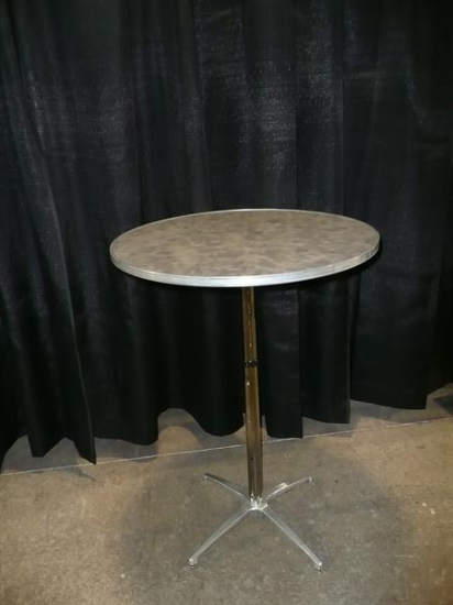 Picture of TABLE 30" PEWTER COCKTAIL