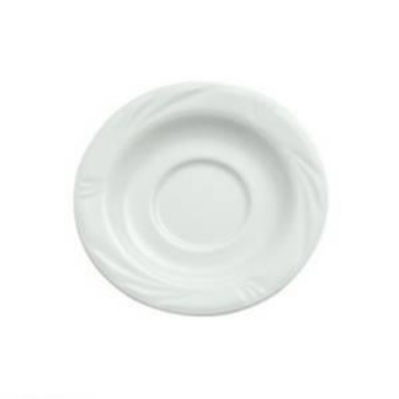 Picture of WHITE SWIRL COFFEE SAUCER