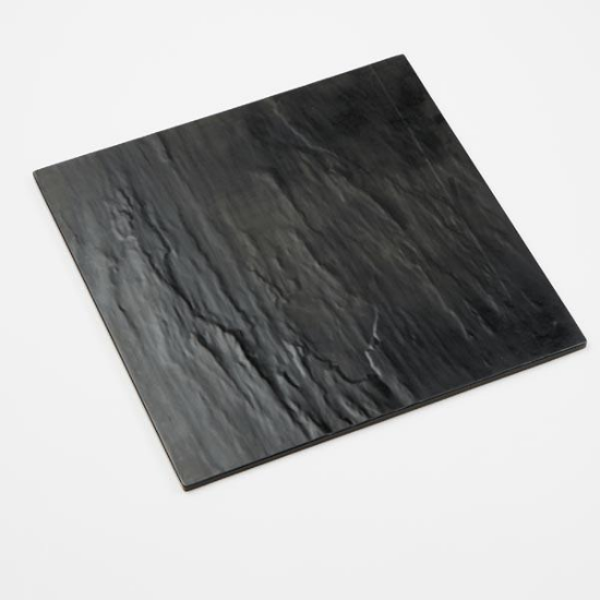 Picture of TRAY BLACK SLATE SQ 14"