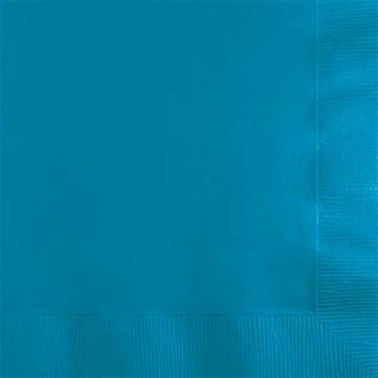 Picture of BEVERAGE NAPKINS TURQUOISE
